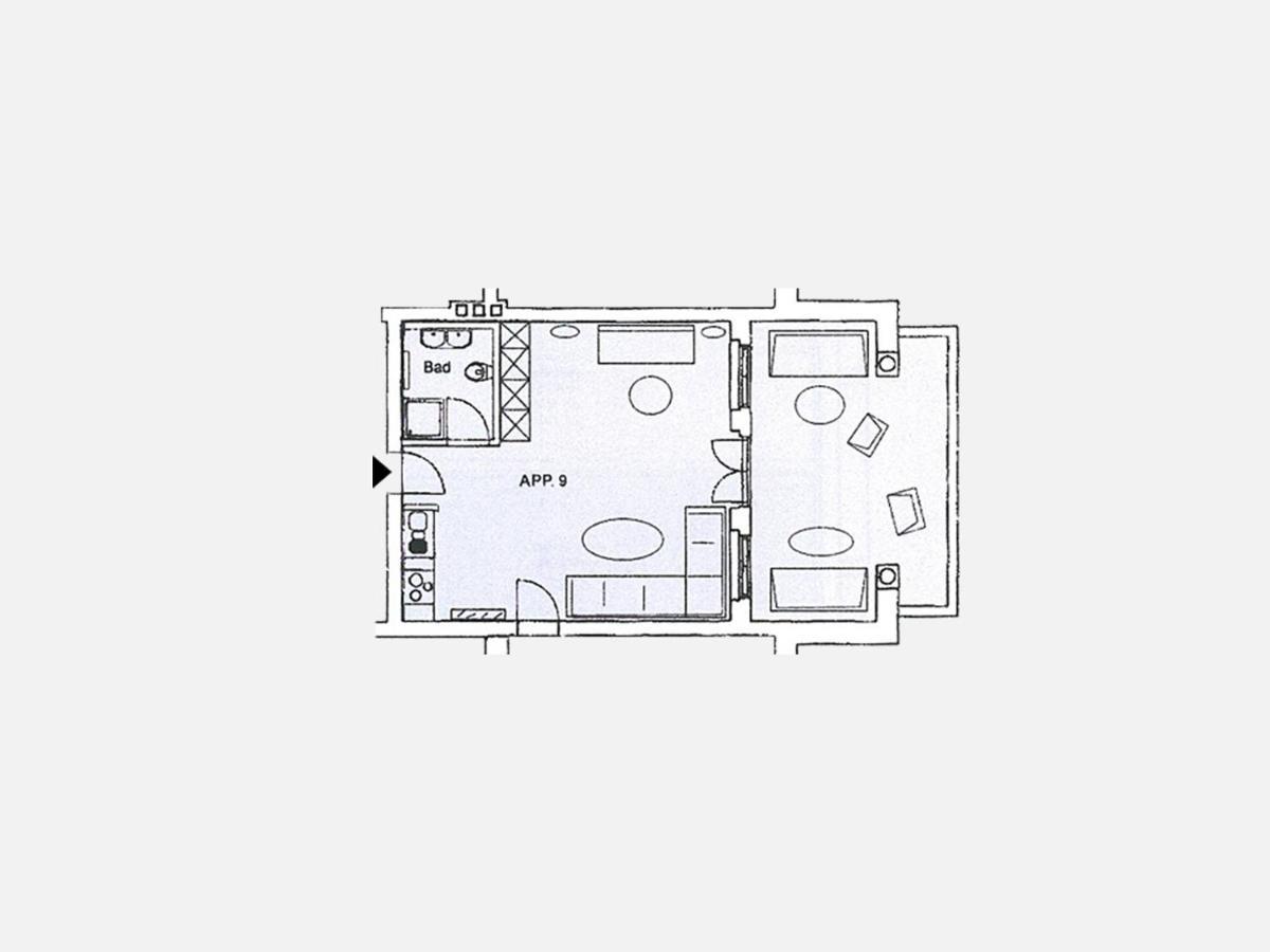 Kaiservillen Heringsdorf - 1-Raum-Appartement Mit Balkon Ik9 Bagian luar foto